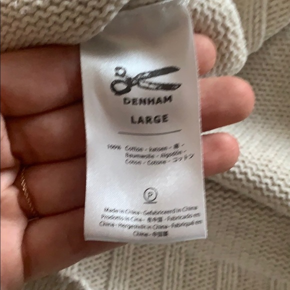 Denham Sweater - like new - 100% Cotton! - Picture 6 of 6